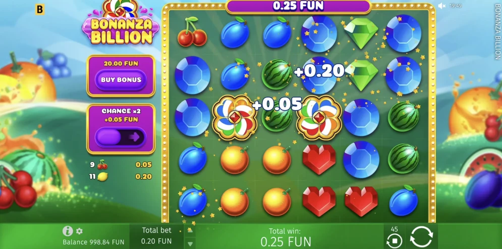 Bonanza Billion demo